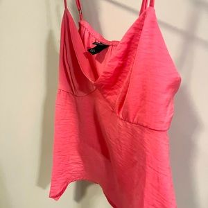 Cute bright pink tank top